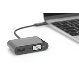 Digitus Adattatore USB Type-C™ - HDMI + VGA