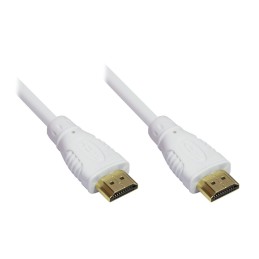 Alcasa 4514-007W cavo HDMI 0,75 m HDMI tipo A (Standard) Bianco