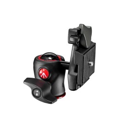 Manfrotto MH490-BH testa per treppiede Nero Alluminio 1 4" Palla