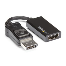 StarTech.com Adattatore DisplayPort a HDMI 4K 60Hz - Convertitore video attivo da DP 1.4 a HDMI 2.0 - Dongle Cavo adattatore