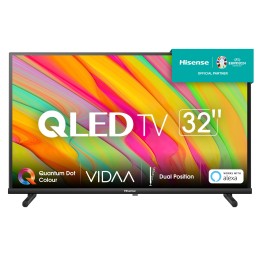 Hisense TV QLED FHD 32” 32A5KQ Smart TV, Wifi, Quantum Dot Colour, USB Type-C, Stand Reclinabile