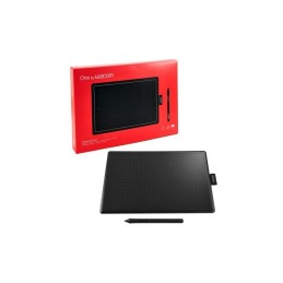 Wacom One by Medium tavoletta grafica Nero, Rosso 2540 lpi (linee per pollice) 216 x 135 mm USB