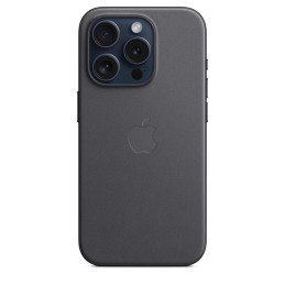 Apple Custodia MagSafe in tessuto Finewoven per iPhone 15 Pro - Nero