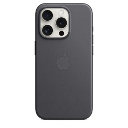 Apple Custodia MagSafe in tessuto Finewoven per iPhone 15 Pro - Nero