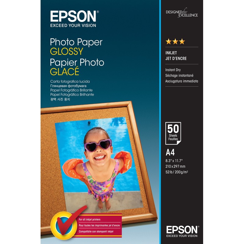 Epson Glossy photo paper A4 Gloss