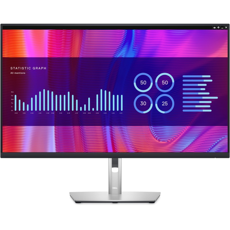 DELL P3223DE 80cm (31.5") WQHD IPS Monitor HDMI/DP/USB-C/LAN Pivot HV