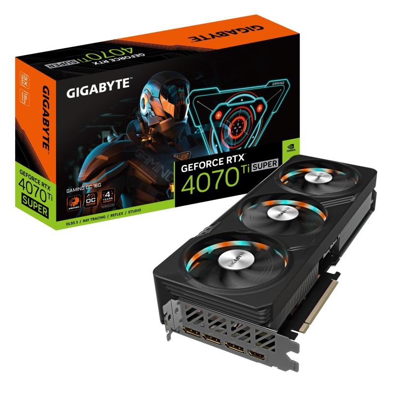 GIGABYTE GeForce RTX 4070Ti SUPER 16GB Gaming OC Grafikkarte