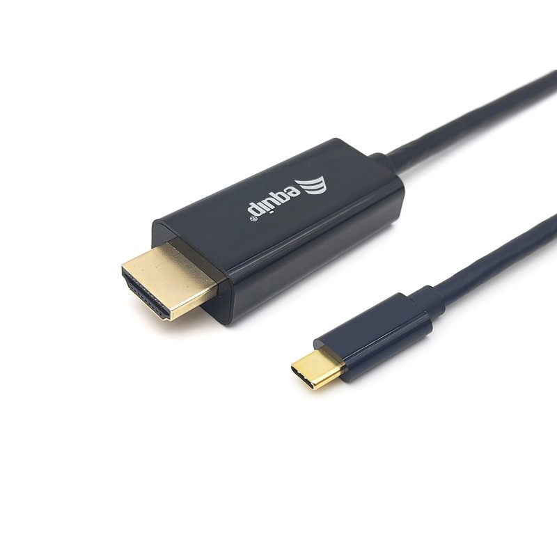 Equip 133411 cavo e adattatore video 1 m USB tipo-C HDMI tipo A (Standard) Nero