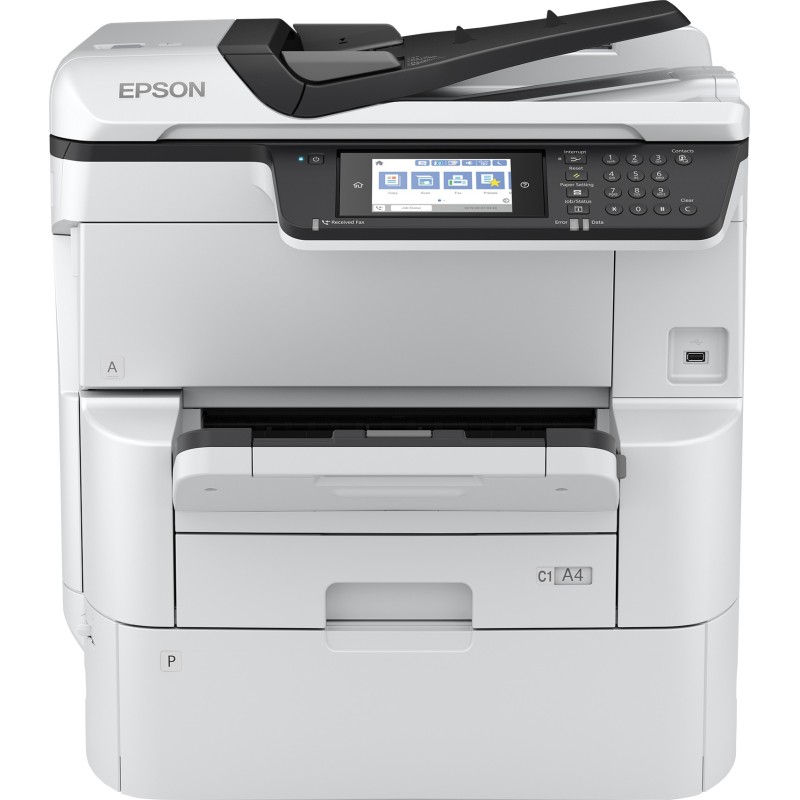 WorkForce Pro WF-C878RDWF - Multifunktionsdrucker - Farbe - Tintenstrahl - A3...