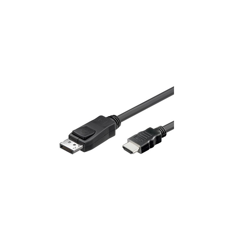 Alcasa DP-HDMI cavo e adattatore video 2 m DisplayPort HDMI tipo A (Standard) Nero