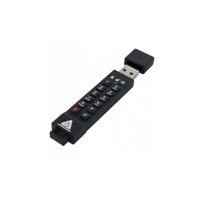 Apricorn 64GB Aegis Secure Key 3z unità flash USB USB tipo A 3.2 Gen 1 (3.1 Gen 1) Nero