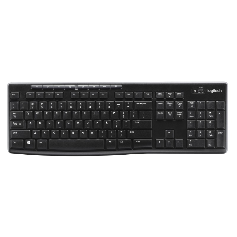 Logitech Wireless K270 keyboard RF Wireless QWERTZ German Black