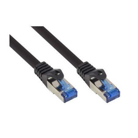 Alcasa 8060-SF015S cavo di rete Nero 1,5 m Cat6a S FTP (S-STP)