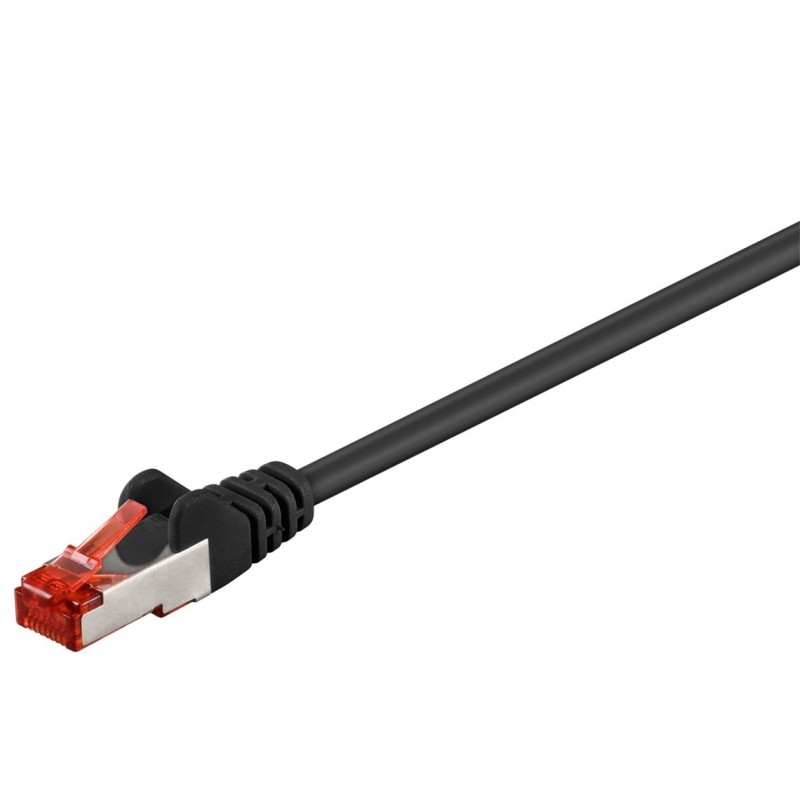 Goobay 95468 cavo di rete Nero 0,5 m Cat6 S FTP (S-STP) Goobay 95468 cavo di rete Nero 0,5 m Cat6 S FTP (S-STP)