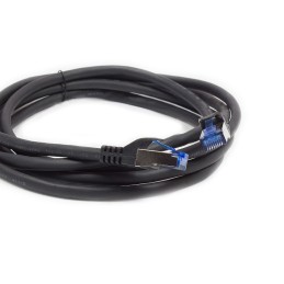 Alcasa 8060-SF030S cavo di rete Nero 3 m Cat6a S FTP (S-STP)