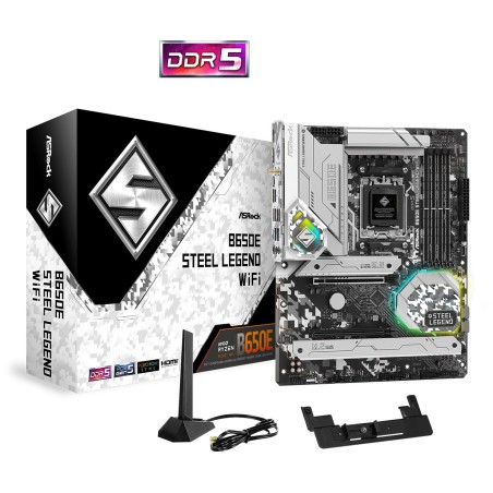 Asrock B650E Steel Legend WiFi AMD B650 Presa di corrente AM5 ATX