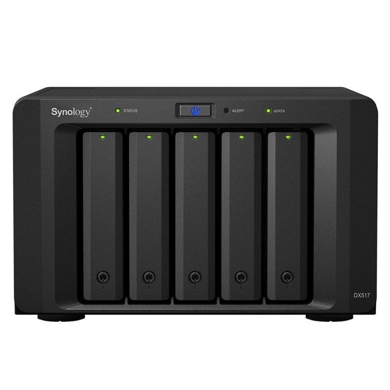 Synology DX517 array di dischi Desktop Nero Synology DX517 array di dischi Desktop Nero