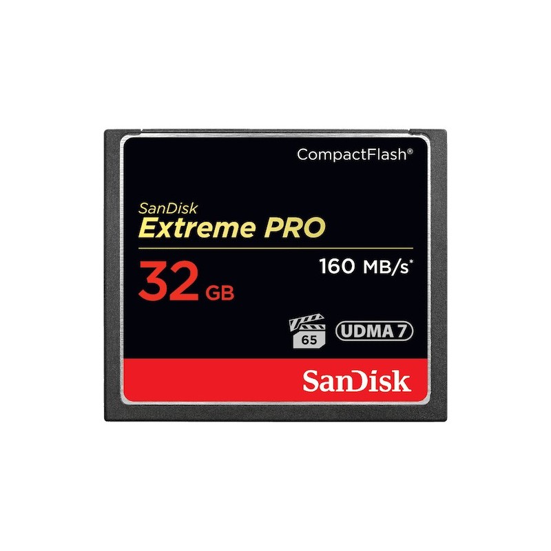 SanDisk 32GB Extreme Pro CF 160MB s CompactFlash SanDisk 32GB Extreme Pro CF 160MB s CompactFlash
