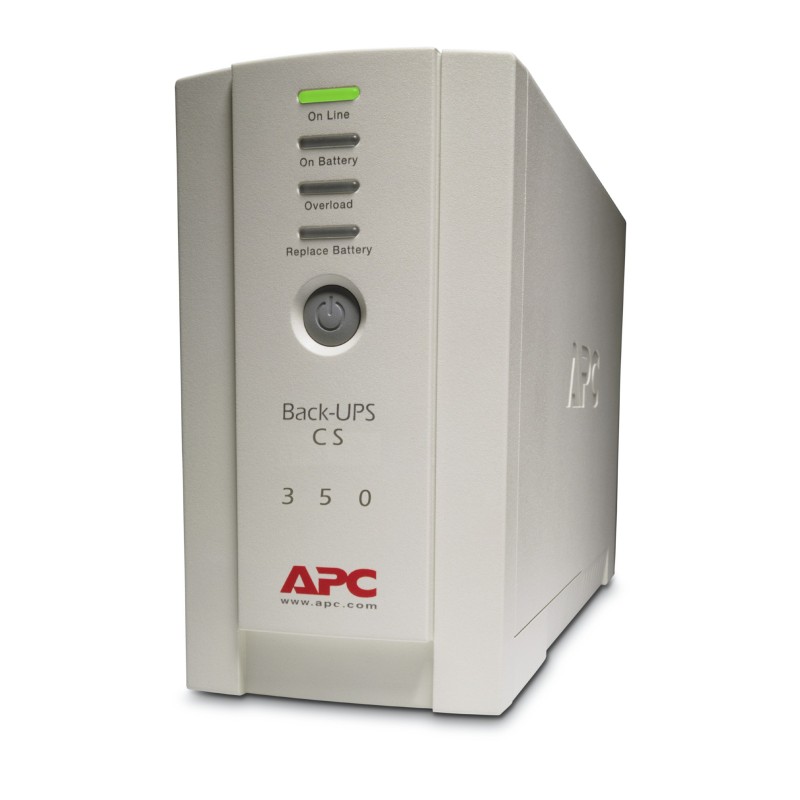 APC Back-UPS uninterruptible power supply (UPS) Standby (Offline) 0.35 kVA 210 W 4 AC outlet(s)