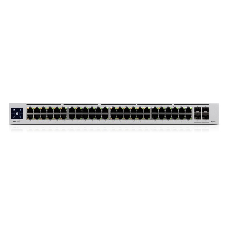 Ubiquiti UniFi Pro 48-Port PoE Gestito L2 L3 Gigabit Ethernet (10 100 1000) Supporto Power over Ethernet (PoE) 1U Argento