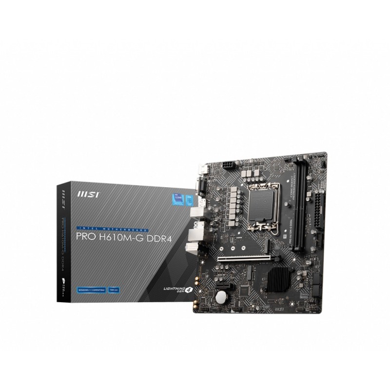 PRO H610M-G DDR4 - Motherboard - micro ATX - LGA1700-Sockel - H610 Chipsatz -...