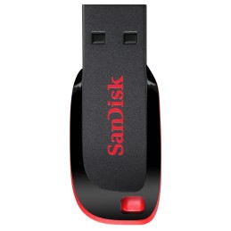 SanDisk Cruzer Blade unità flash USB 16 GB USB tipo A 2.0 Nero, Rosso