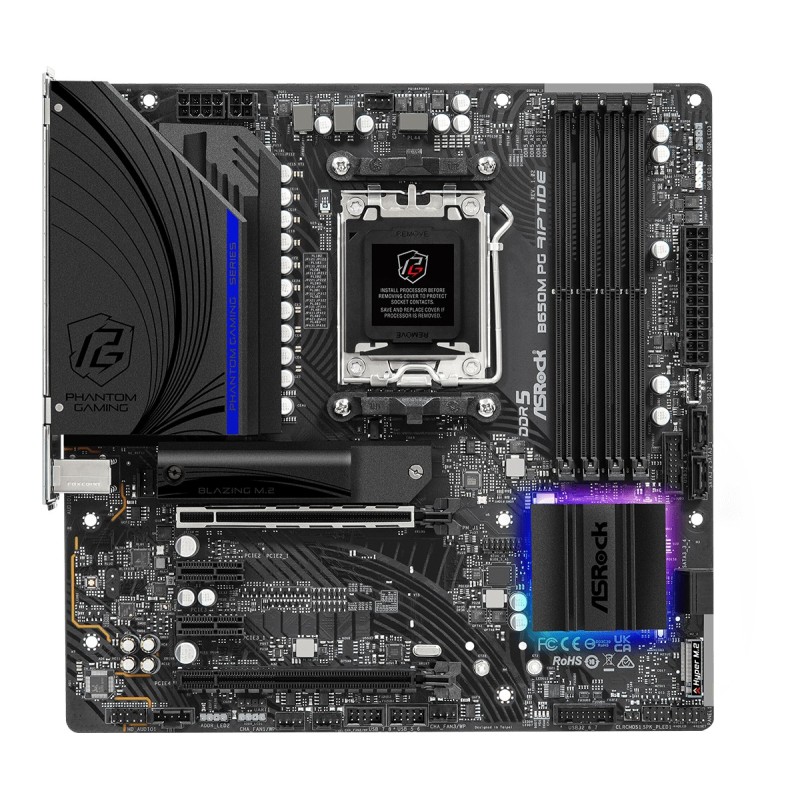 B650M PG Riptide - Motherboard - micro ATX - Socket AM5 - AMD B650 Chipsatz -...