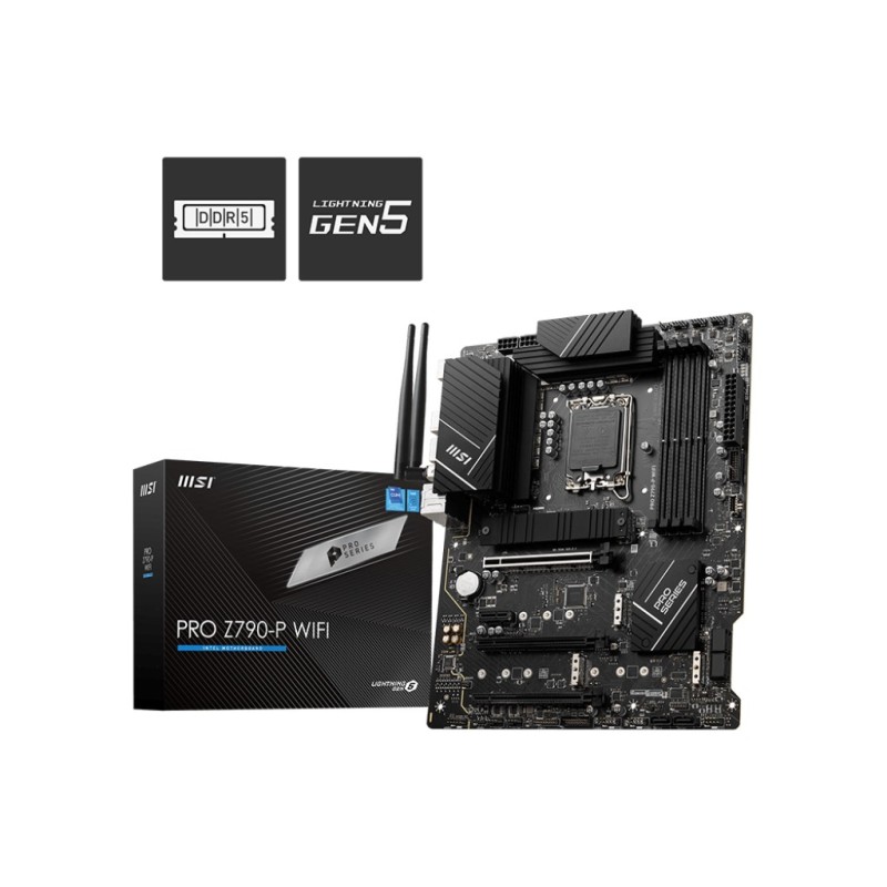 PRO Z790-P WIFI - Motherboard - ATX - LGA1700-Sockel - Z790 Chipsatz - USB 3....