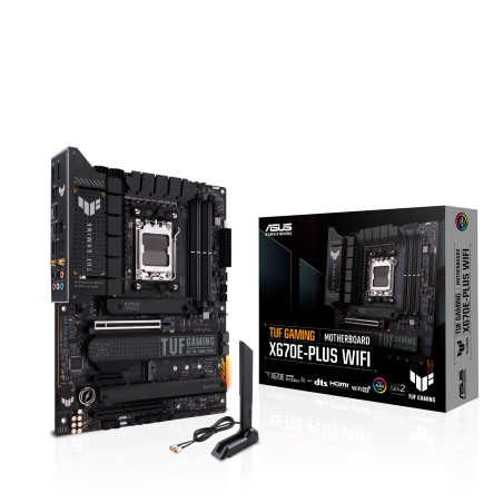 ASUS TUF GAMING X670E-PLUS WIFI AMD X670 Presa di corrente AM5 ATX