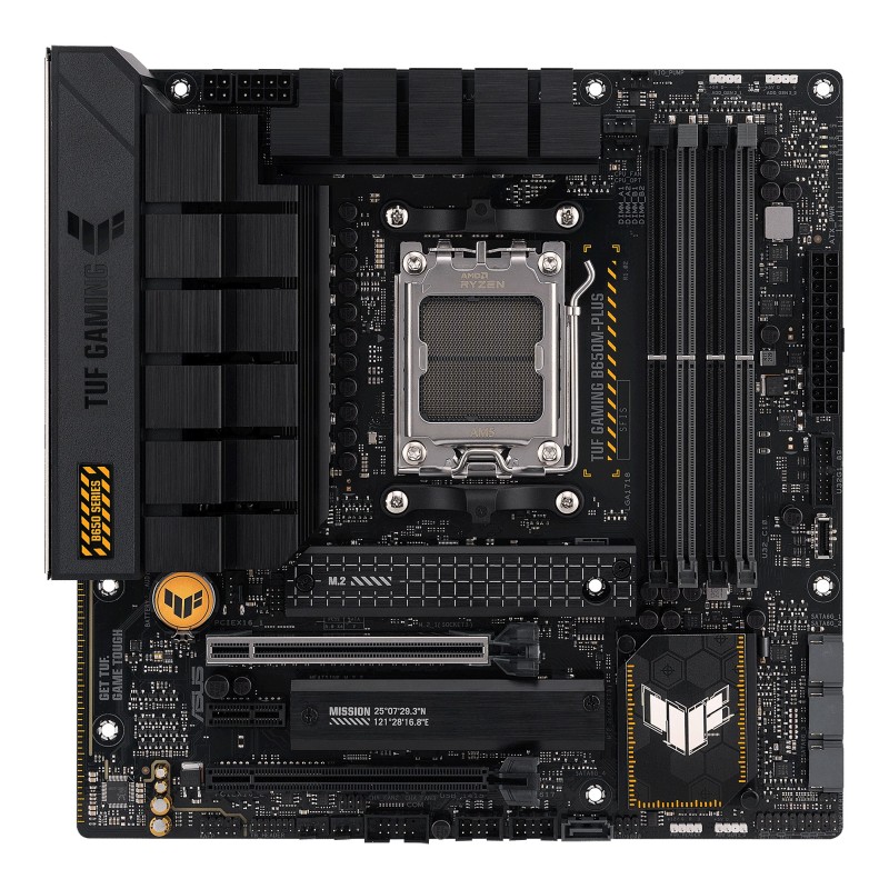 TUF Gaming B650M-Plus - Motherboard - micro ATX - Socket AM5 - AMD B650 Chips...