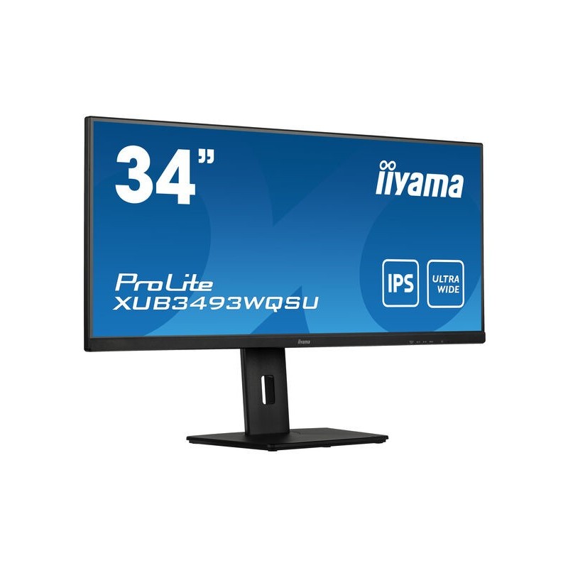 iiyama ProLite XUB3493WQSU-B5 Monitor PC 86,4 cm (34") 3440 x 1440 Pixel UltraWide Quad HD LED Nero