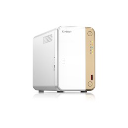 QNAP TS-262 NAS Tower Collegamento ethernet LAN Oro, Bianco N4505