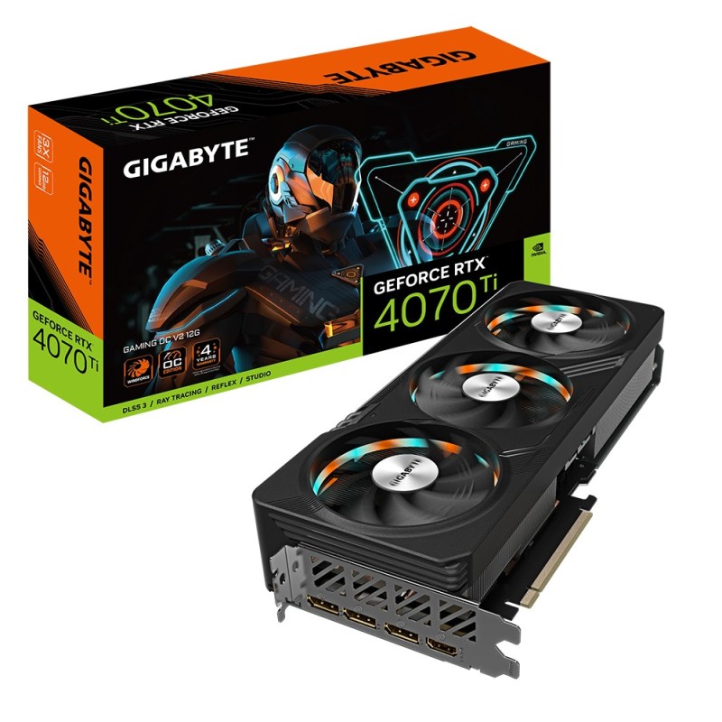 Gigabyte GAMING GeForce RTX­­ 4070 Ti OC V2 12G NVIDIA GeForce RTX 4070 Ti 12 GB GDDR6X