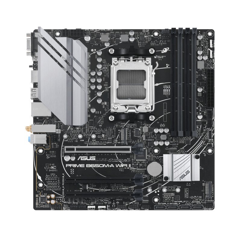 PRIME B650M-A WIFI II - Motherboard - micro ATX - Socket AM5 - AMD B650 Chips...