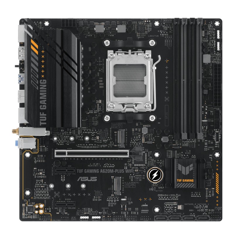 TUF GAMING A620M-PLUS WIFI - Motherboard - micro ATX - Socket AM5 - AMD A620 ...