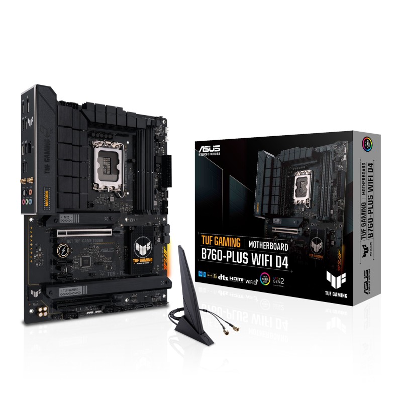 TUF GAMING B760-PLUS WIFI D4 - Motherboard - ATX - LGA1700-Sockel - B760 Chip...