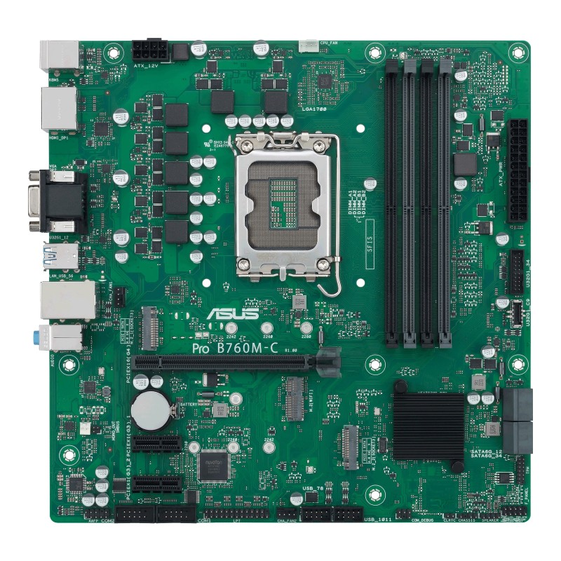 MB Intel 1700 PRO B760M-C-CSM - Micro/Mini/Flex-ATX - SATA