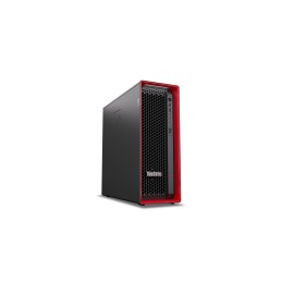 Lenovo ThinkStation P5 Intel® Xeon® W w7-2495X 64 GB DDR5-SDRAM 1 TB SSD Windows 11 Pro for Workstations Tower PC Nero, Rosso