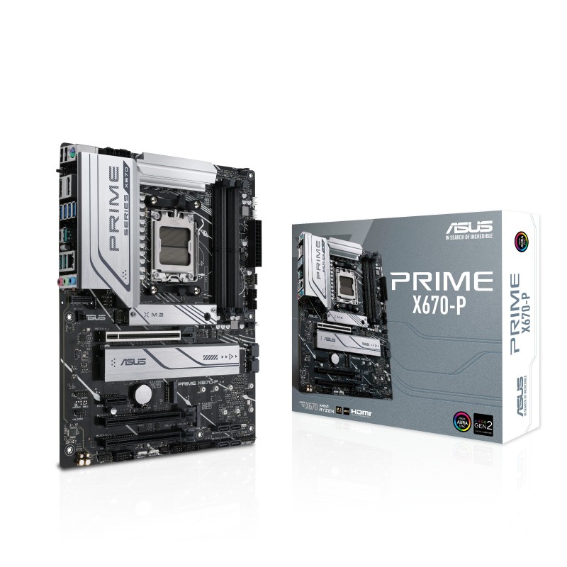 Prime X670-P - Motherboard - ATX - Socket AM5 - AMD X670 Chipsatz - USB 3.2 G...