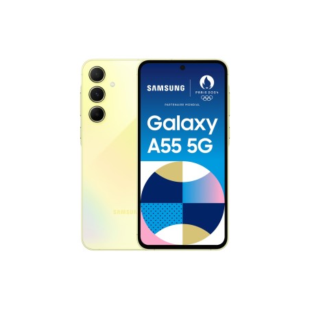 Samsung Galaxy A55 5G 16,8 cm (6.6") Dual SIM ibrida Android 14 USB tipo-C 8 GB 128 GB 5000 mAh Giallo