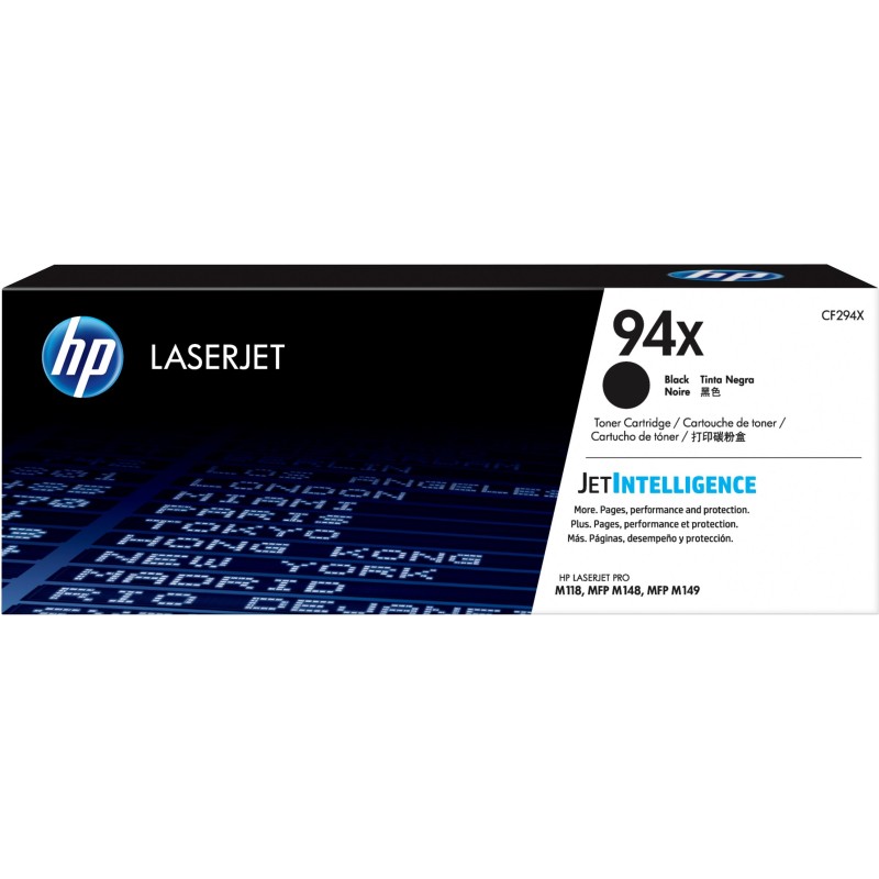 HP Cartuccia toner nero originale LaserJet 94X ad alta capacità HP Cartuccia toner nero originale LaserJet 94X ad alta capacità