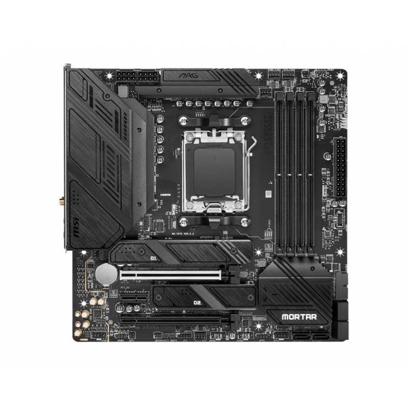 MSI MAG B650M Mortar WIFI AMD B650 Presa di corrente AM5 micro ATX MSI MAG B650M Mortar WIFI AMD B650 Presa di corrente AM5 micro ATX