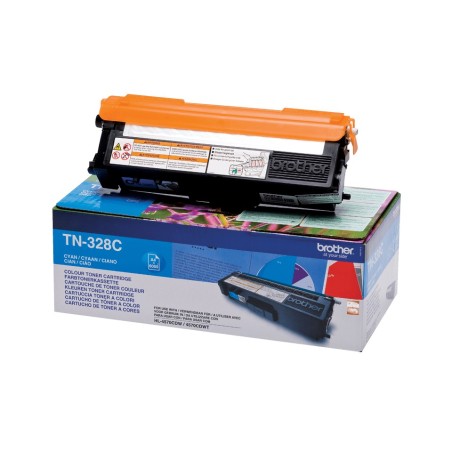 Brother TN-328C cartuccia toner 1 pz Originale Ciano