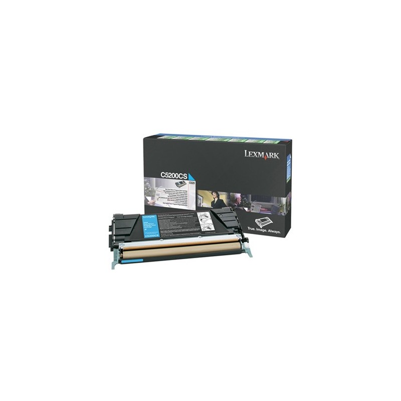 Lexmark C5200CS cartuccia toner 1 pz Originale Ciano