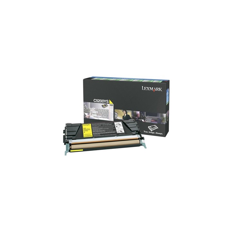 Lexmark C5200YS cartuccia toner 1 pz Originale Giallo