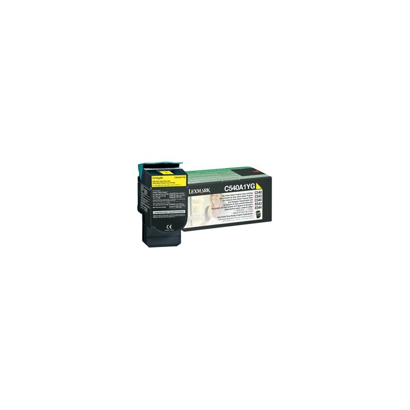 Lexmark C540A1YG cartuccia toner 1 pz Originale Giallo