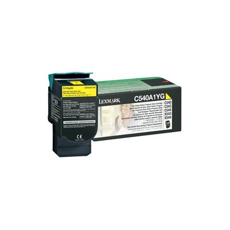 Lexmark C540A1YG cartuccia toner 1 pz Originale Giallo