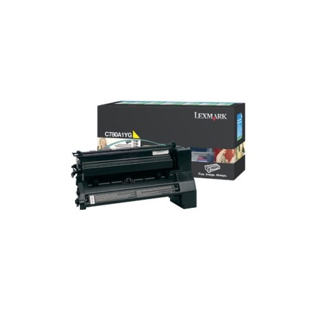 Lexmark C780A1YG cartuccia toner 1 pz Originale Giallo