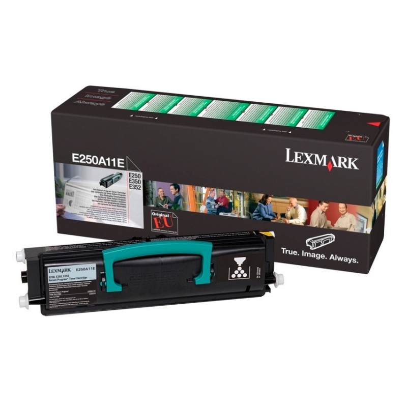 Lexmark E250A11E cartuccia toner 1 pz Originale Nero