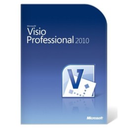 Microsoft Visio Professional 2010 Editor grafico 1 licenza e